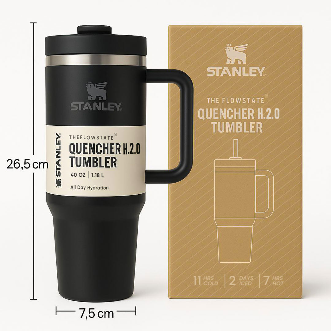 Stanley Black Tumbler (1.18L/40 oz)