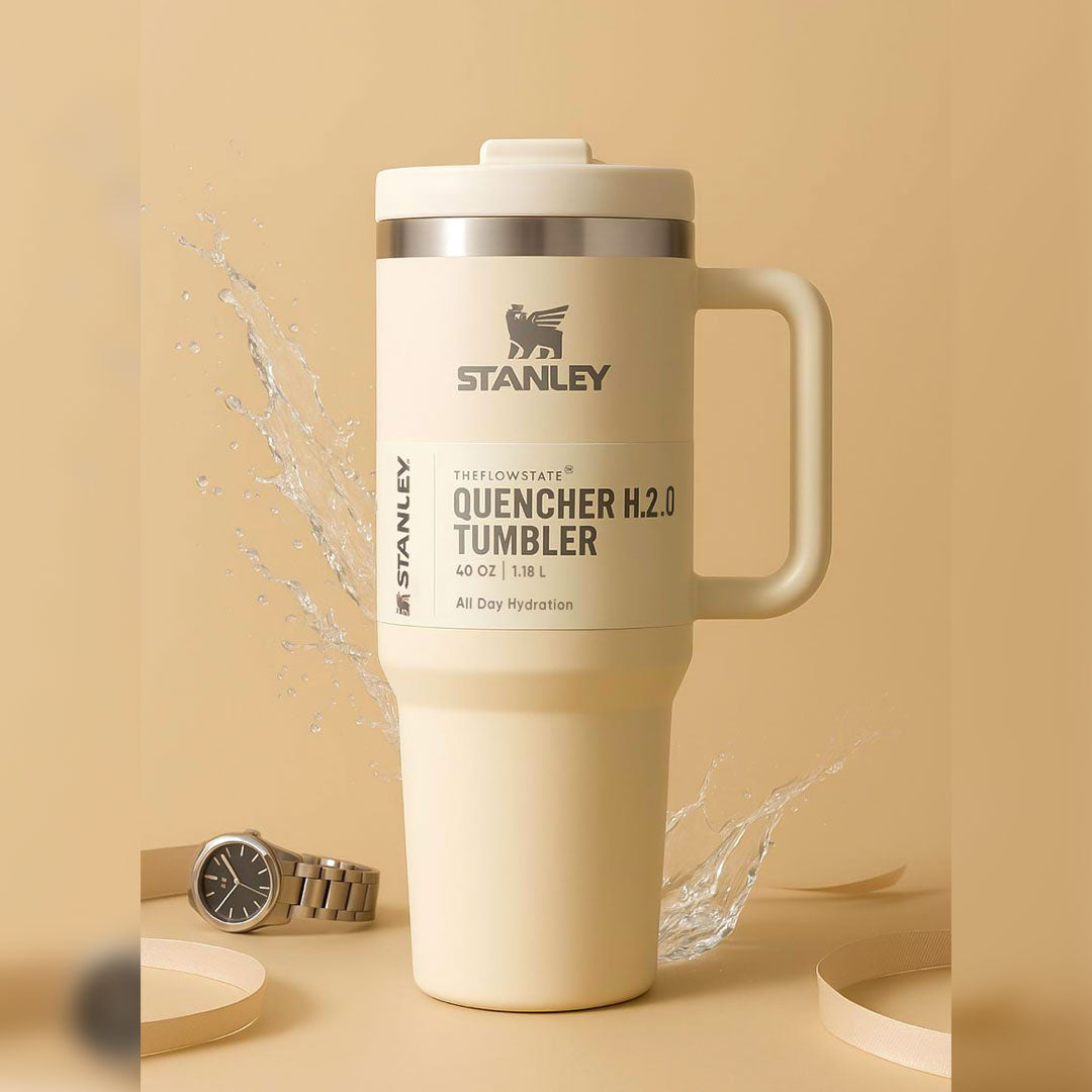 Stanley Cream Tumbler (1.18L/40 oz)