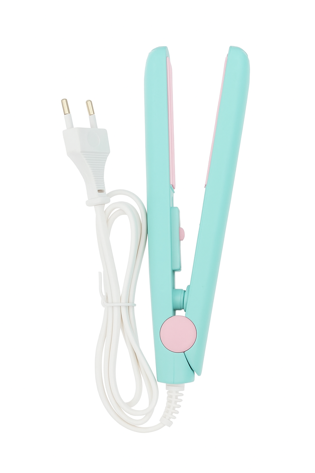 Turquoise mini hair straightener