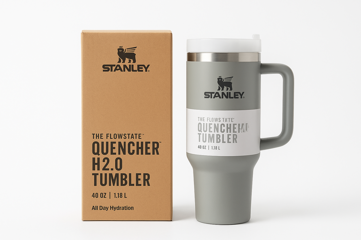 Stanley Premium grey tumbler(1.18L/40oz)